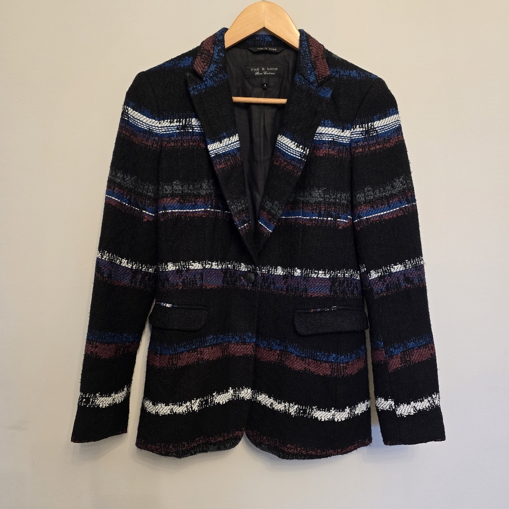 Vintage - Rag and Bone Mohair Tailored Blazer - Sz 2